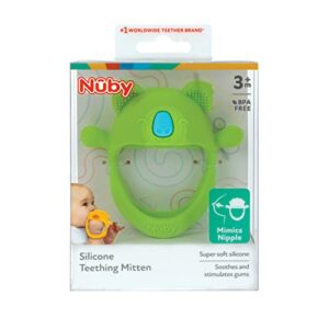 Nuby Silicone Wrist Teething Mitten - Teether Ring - 3+ Months - Koala