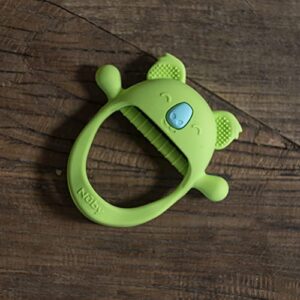 Nuby Silicone Wrist Teething Mitten - Teether Ring - 3+ Months - Koala