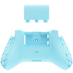 eXtremeRate Heaven Blue Replacement Side Rails + Back Shell + Faceplate for Xbox Series X/S Controller - Controller NOT Included