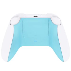 eXtremeRate Heaven Blue Replacement Side Rails + Back Shell + Faceplate for Xbox Series X/S Controller - Controller NOT Included