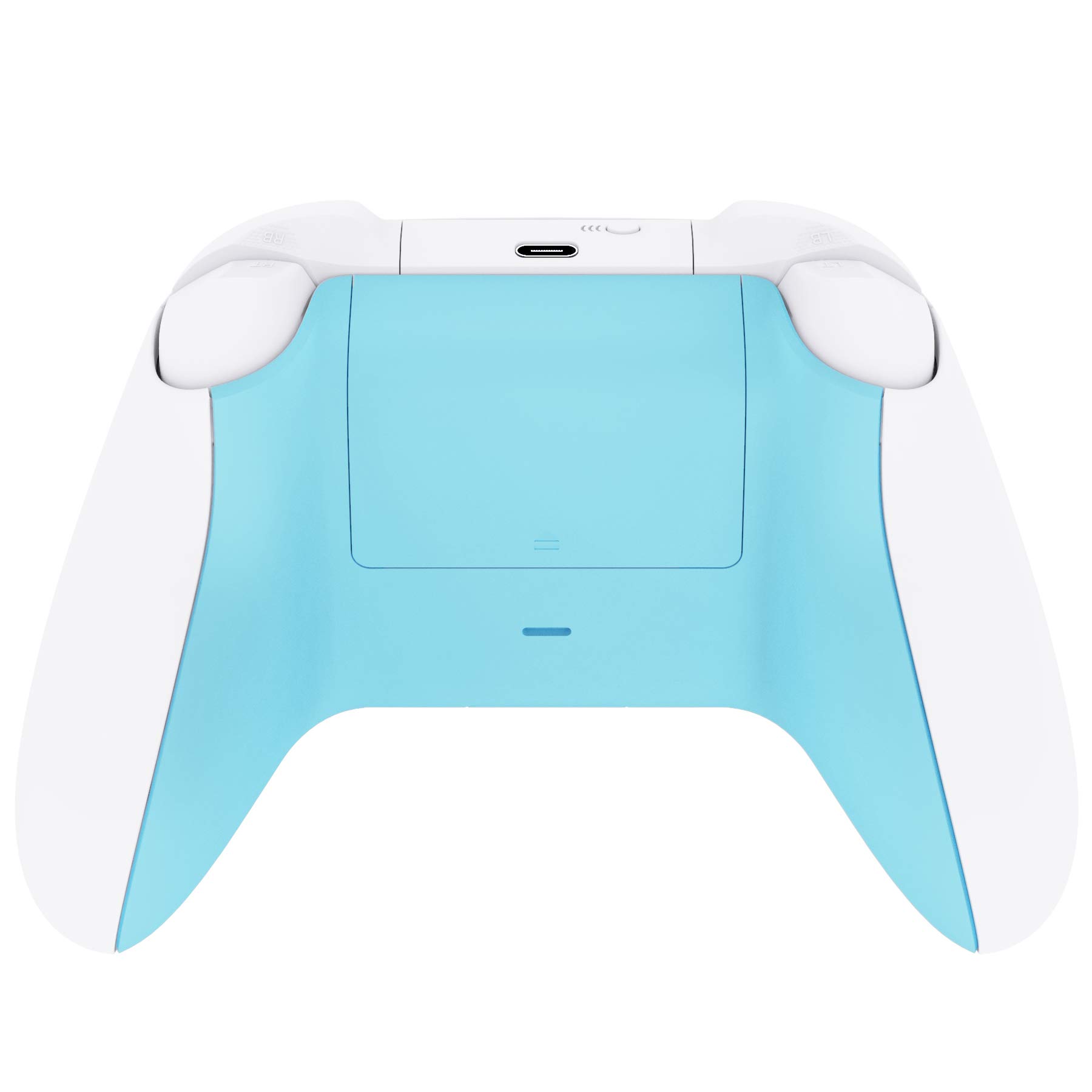 eXtremeRate Heaven Blue Replacement Side Rails + Back Shell + Faceplate for Xbox Series X/S Controller - Controller NOT Included