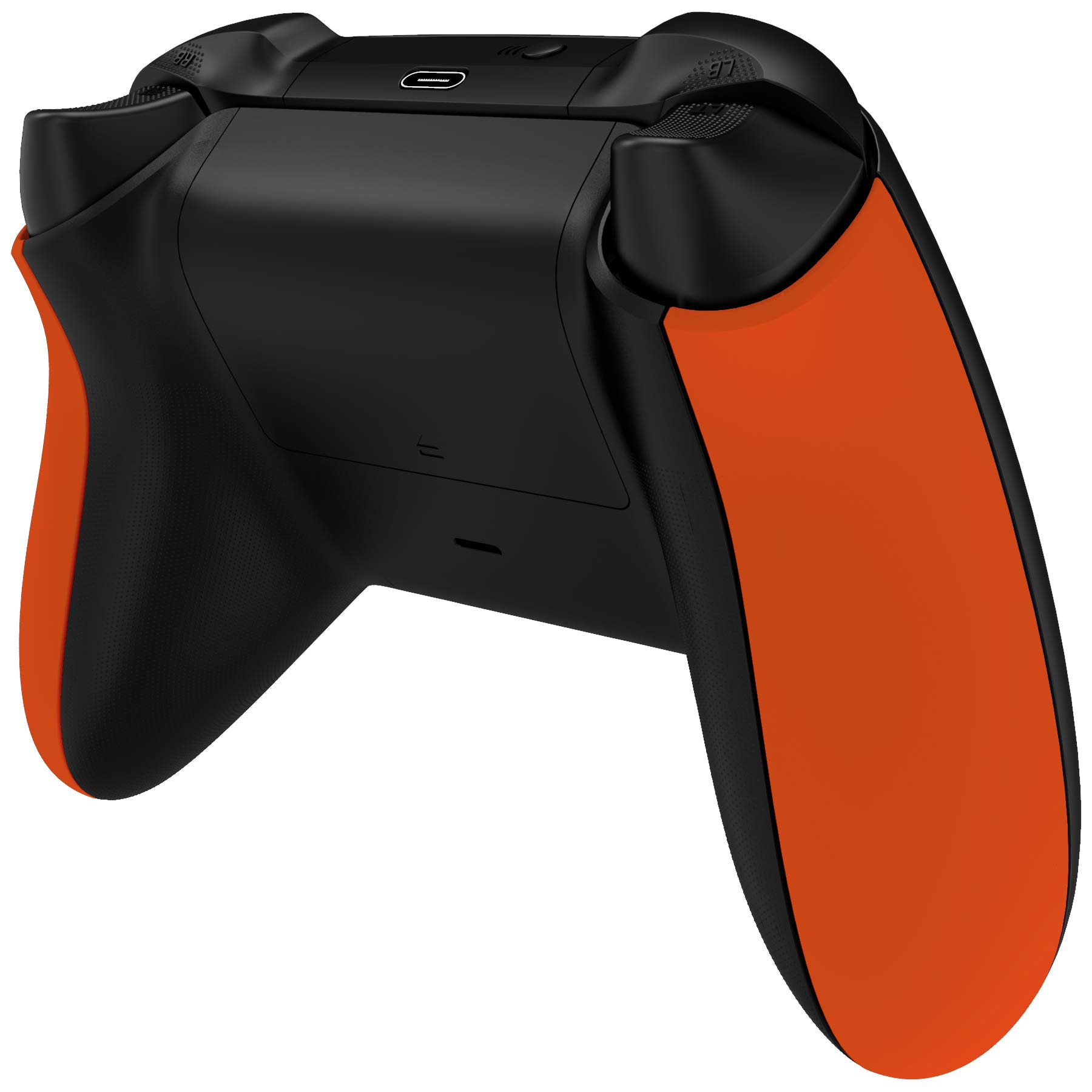 eXtremeRate Orange Replacement Side Rails + Back Shell + Faceplate for Xbox Series X/S Controller