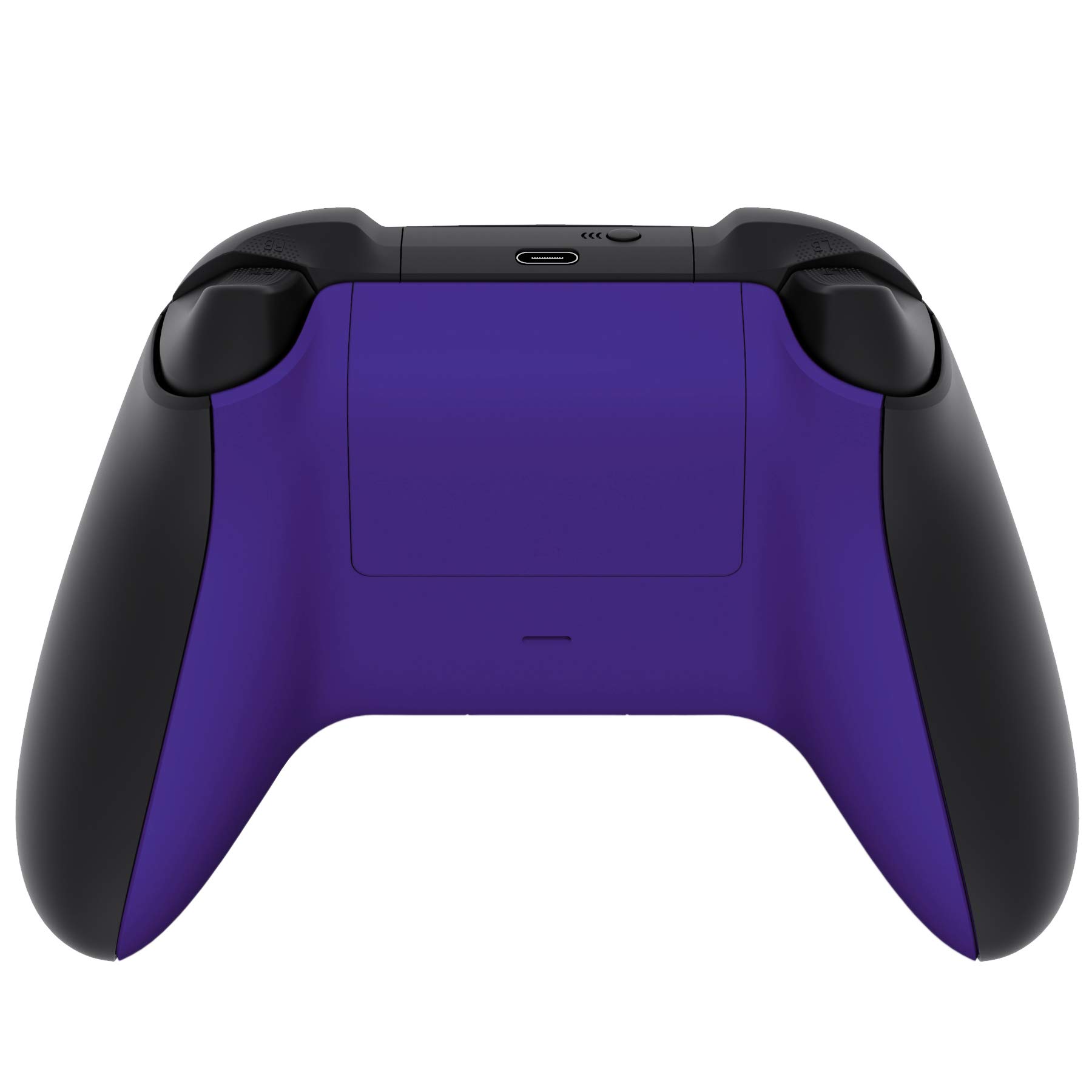 eXtremeRate Purple Replacement Side Rails + Back Shell + Faceplate for Xbox Series X/S Controller