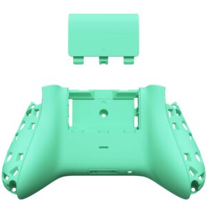 eXtremeRate Mint Green Replacement Side Rails + Back Shell + Faceplate for Xbox Series X/S Controller - Controller NOT Included