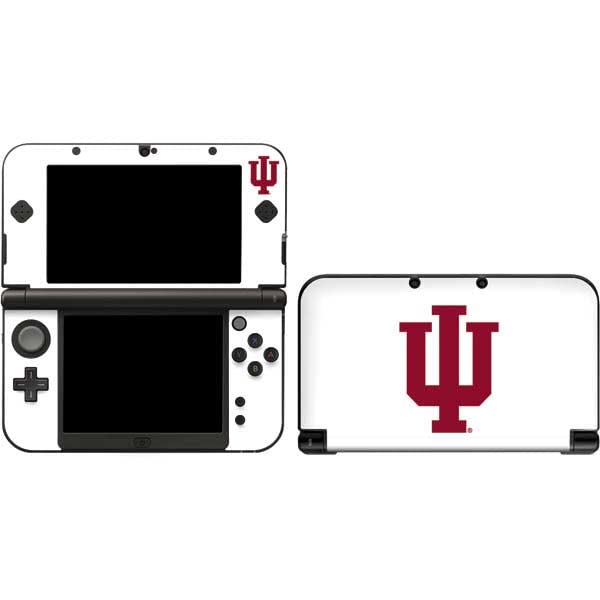 Skinit Decal Gaming Skin Compatible with 3DS XL 2015 - Officially Licensed Indiana University IU Logo White Design