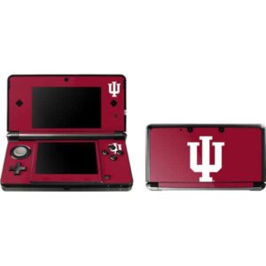 skinit decal gaming skin compatible with 3ds (2011) - officially licensed indiana university iu logo design