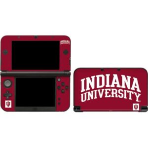 skinit decal gaming skin compatible with 3ds xl 2015 - officially licensed indiana university indiana university hoosiers design