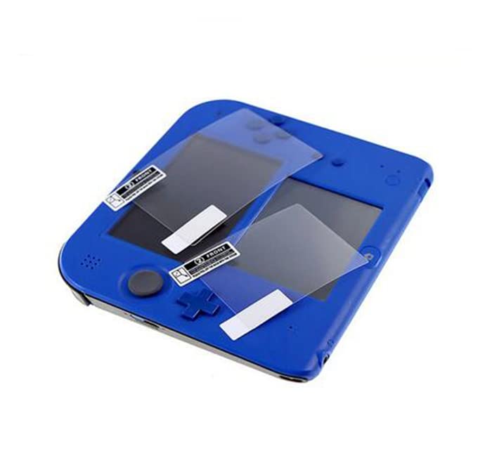 Limentea 2 Set LCD Screen Protectors Guard Film for Nintend 2DS Clear Touch Protect Protective Top + Bottom Seal Film