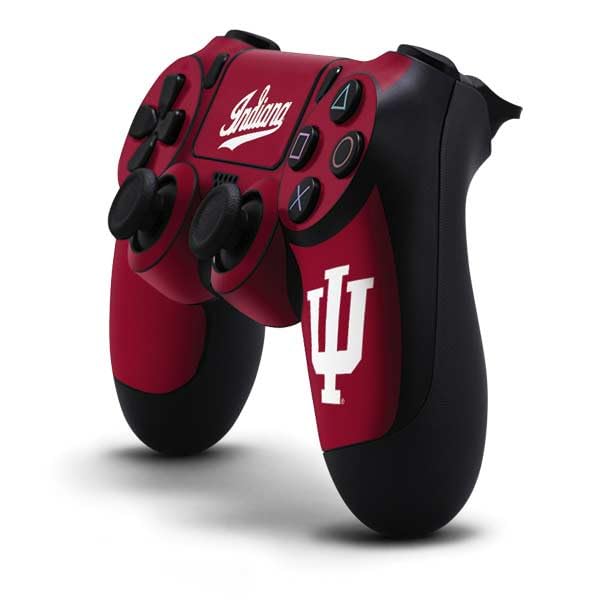 Skinit Decal Gaming Skin Compatible with PS4 Controller - Officially Licensed Indiana University IU Hoosiers Design