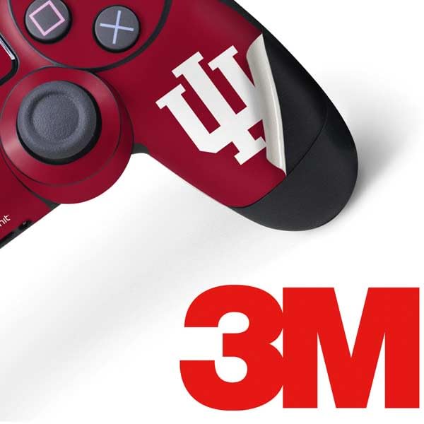 Skinit Decal Gaming Skin Compatible with PS4 Controller - Officially Licensed Indiana University IU Hoosiers Design