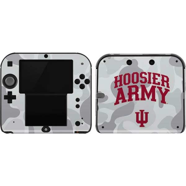 Skinit Decal Gaming Skin Compatible with 2DS - Officially Licensed Indiana University Hoosier Army Design