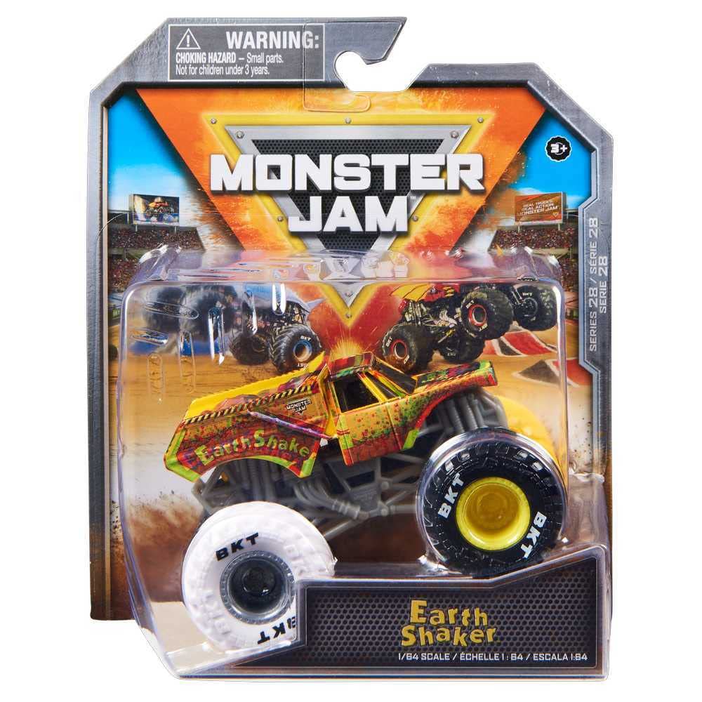 Monster Jam 2023 Spin Master 1:64 Diecast Truck Series 28 Phased Out Earth Shaker