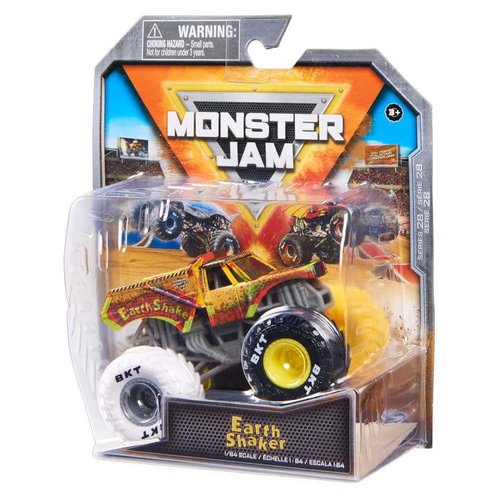 Monster Jam 2023 Spin Master 1:64 Diecast Truck Series 28 Phased Out Earth Shaker