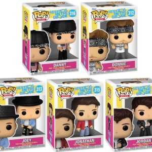 Protector + [NKOTB] [Pop Rocks] Vinyl Figurine (New Kids on The Block Bundled with Funko Compatible Pop Box Protector Case) (Set of 5)