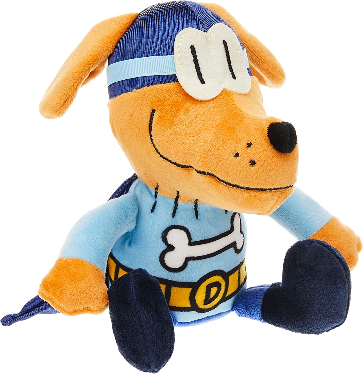 Dav Pilkey Dog Man Book Supa Buddy Action Set Includes MerryMakers Plush Characters Bark Knight, 80-HD, Cat Kid, and Gift Book Bag (A Supa Fan Gift Set to Enjoy The Stories and Have Great Adventures)