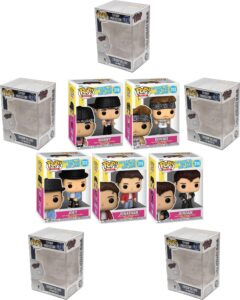 protector + [nkotb] [pop rocks] vinyl figurine (new kids on the block bundled with funko compatible pop box protector case) (set of 5)