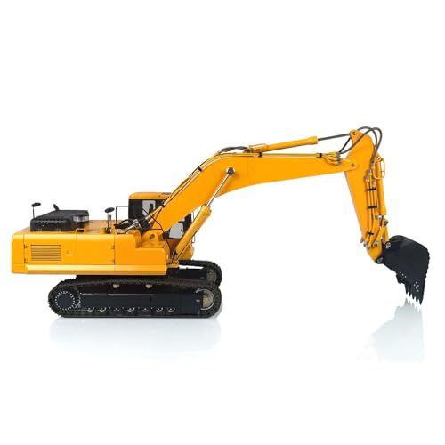 1/14 Metal LESU RC Hydraulic Excavator PC360 AC360 RTR Radio Control Diggers Yellow