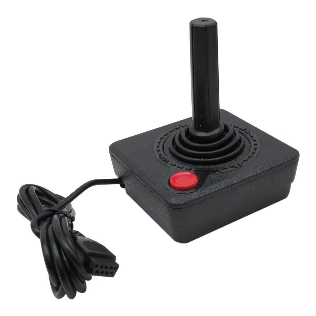 Vicue LVW616 Alternative Joystick Controller for Atari 2600 Console System Black