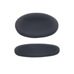 head pad covers compatible with mate quest pro accessories forehead cushion pad and posterior-brain pad sweatproof silicone removable relieve pressure pad (black)