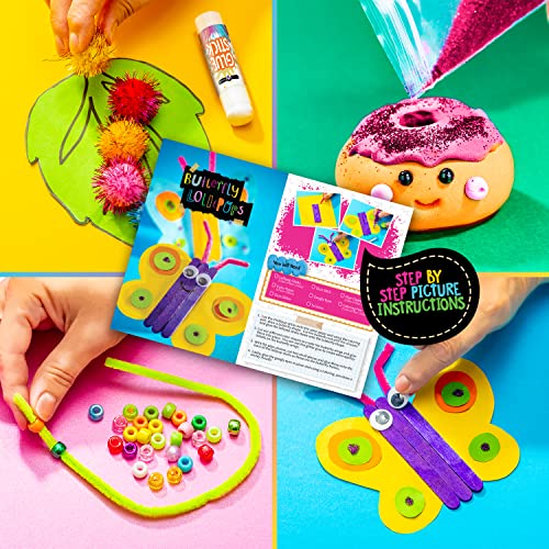 Original Stationery Jumbo Playdate Craft Kit, Over 1000 Fun Arts & Crafts Supplies to Make Slime Art & Kids Crafts, Ultimate Craft Set for Crafty Kids