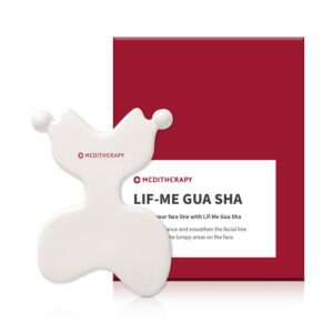 meditherapy lif-me guasha,ceramic gua sha,face massage tool, facial guasha, guasha board, face lift, muscle relief