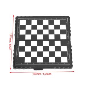 Jaerb Portable Chess Board Chess Chess Game for Adults for Parties, Family Activities