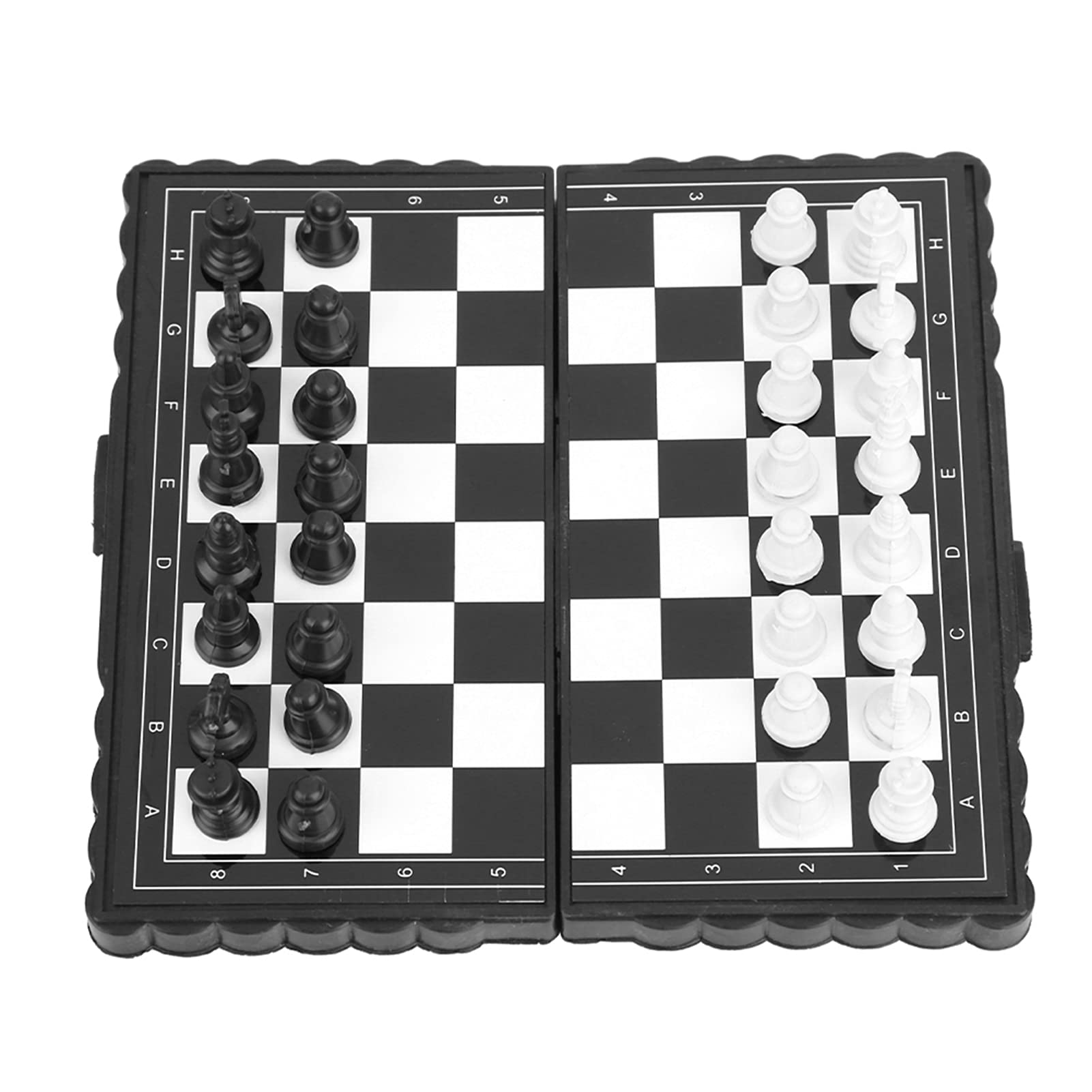 Jaerb Portable Chess Board Chess Chess Game for Adults for Parties, Family Activities