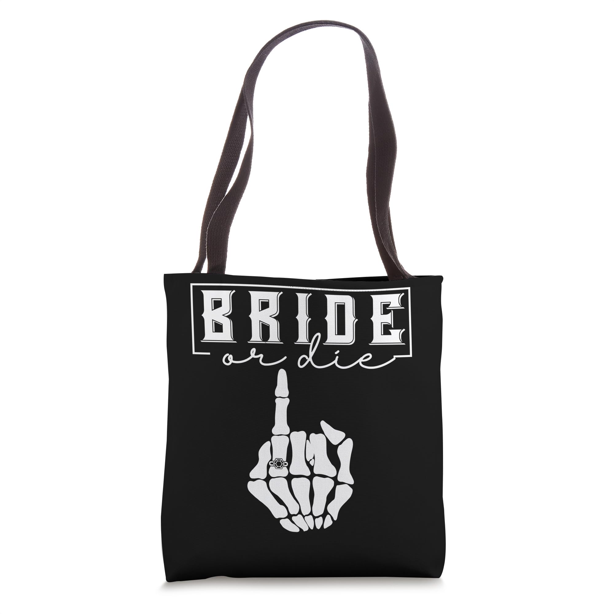 Halloween Bachelorette Party Bride Or Die Matching Spooky Tote Bag