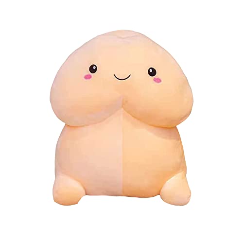 TBATQUIL Funny Plush Pillow Toys 3D Cartoon Fashion Stuffed Novelty Pillow Funny Festival Gift(7.8in)