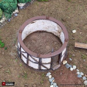 Small Round House Set DND Terrain for Dungeons and Dragons Terrain, D&D, Pathfinder, Warhammer 40k, Miniatures, D and D, Dungeons and Dragons Gifts, Dungeon Master