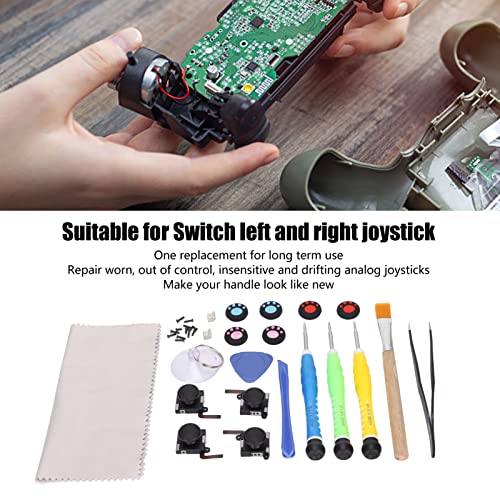 BOTEGRA 3D Joystick Disassembly Kit, Handle Repair Tool Metal Buckle Universal Wearable for Switch