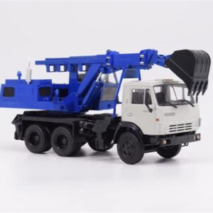 for MODIMIO Russia for Kamaz EO-3532(5511) Excavator 1/43 ABS Truck Pre-Built Model