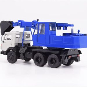 for MODIMIO Russia for Kamaz EO-3532(5511) Excavator 1/43 ABS Truck Pre-Built Model