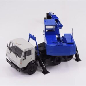 for MODIMIO Russia for Kamaz EO-3532(5511) Excavator 1/43 ABS Truck Pre-Built Model