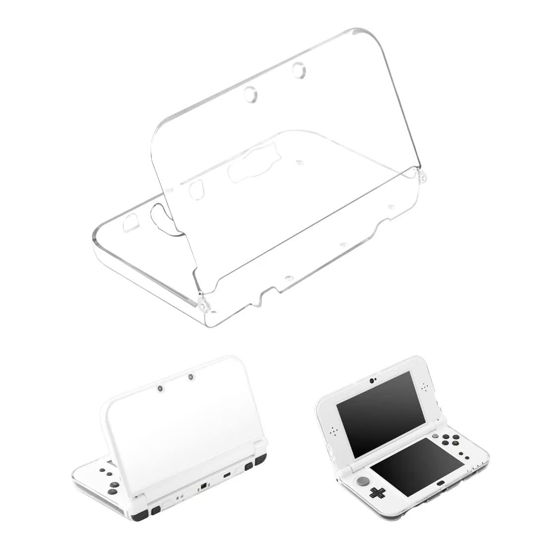 Protective Clear Crystal Hard Guard Case Cover Skin Shell for Nintendo New 3DS XL/3DS LL, 4-Corner & All-Round Protection