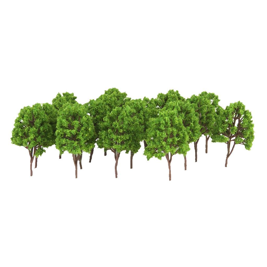 AAGAZA 3X 20 Pieces Miniature Tree Models Train