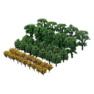 AAGAZA 50Pcs Simulation Mixed Model Trees Train Scenery Mixed Miniature Trees for Railroad S andTable Building Kits Accessories Diorama, Banyan Tree (Color : Banyan Tree)