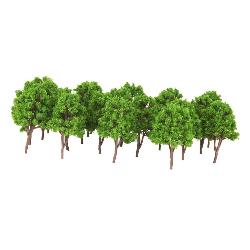 AAGAZA 3X 20 Pieces Miniature Tree Models Train