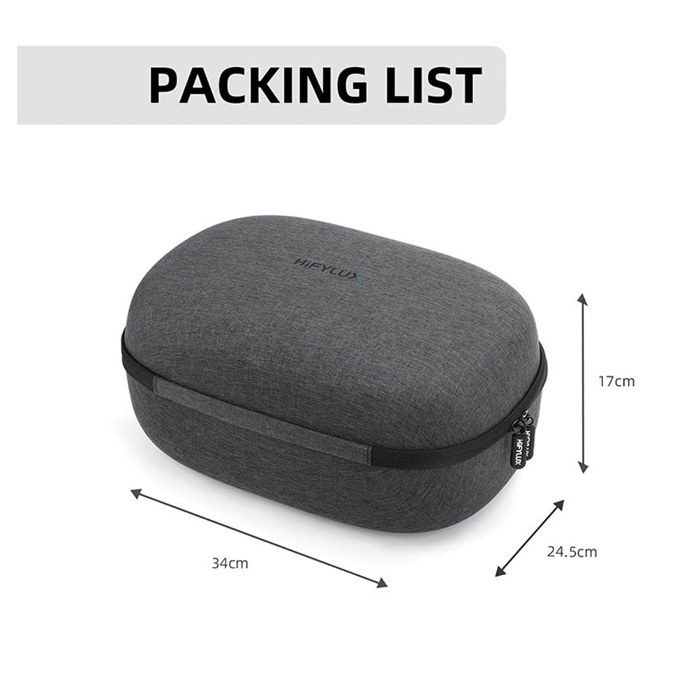 Hard Carrying Case for PlayStation VR2 All-in-One VR Gaming Headset and Touch Controllers, Portable Travel Cover Storage Bag for PS VR2 Accessories PS-BF28