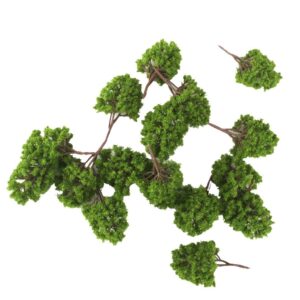 AAGAZA 3X 20 Pieces Miniature Tree Models Train