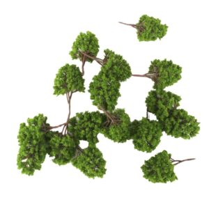 AAGAZA 3X 20 Pieces Miniature Tree Models Train