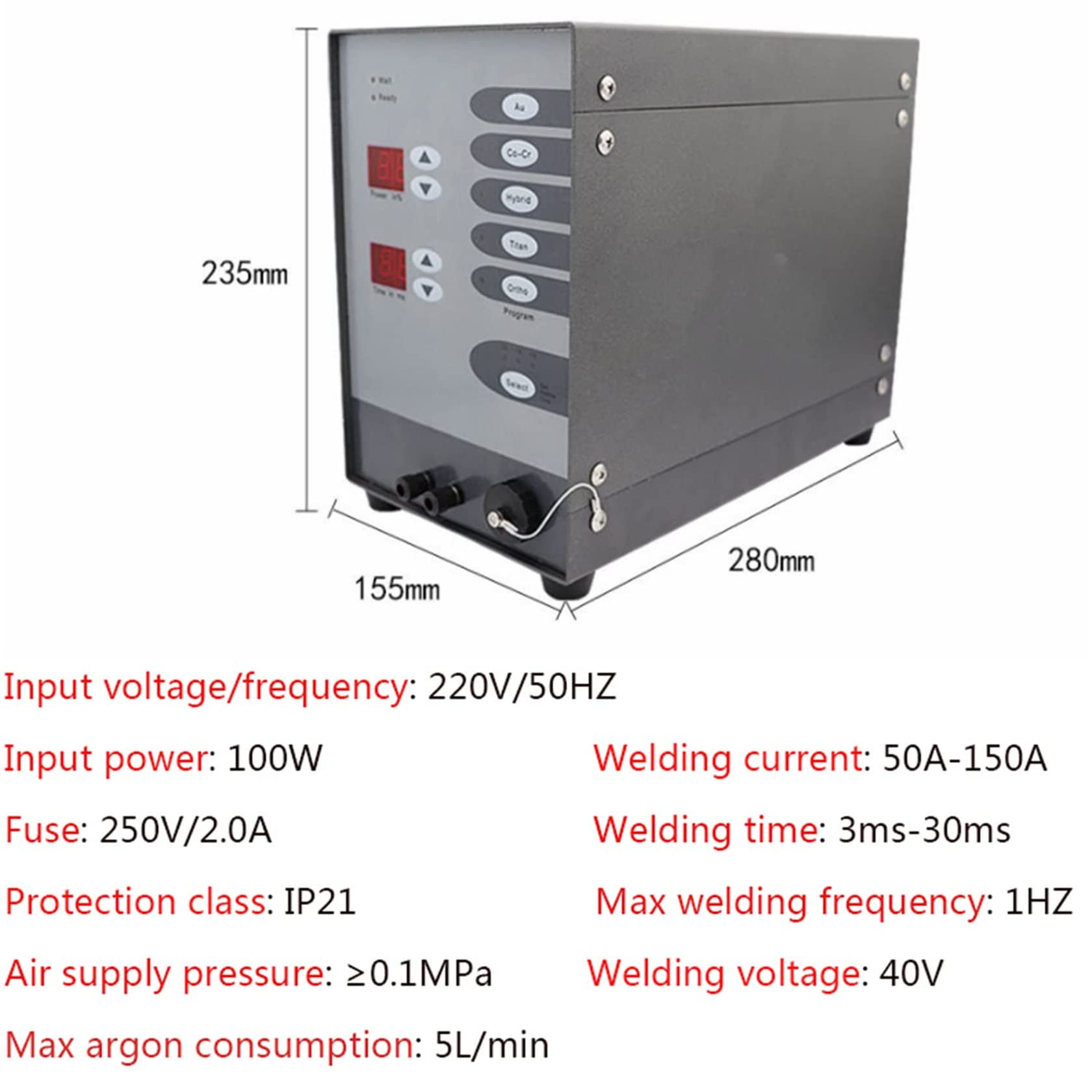 HUMNZR Permanent Jewelry Welder kit Spot Welding Machine100w Pulse Argon Arc Welding Machine for DIY Jewelry Repair Gold and Hardware Workpiece Welding Spot Welder Jewelry Welder Miller Welding,220V