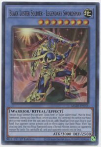 black luster soldier - legendary swordsman - maze-en011 - ultra rare - 1st edition