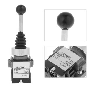 Joystick Switch, XD2-PA22CR Model, Waterproof Oilproof 2NO Joystick Switch, for DC Circuits for Magnetic Starter