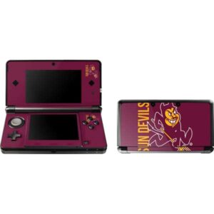 skinit decal gaming skin compatible with 3ds (2011) - officially licensed college sun devils mascot design