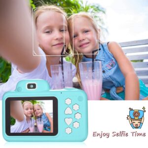 GIENEX Kids Camera Girls Toy Birthday Gift 2.4 Inch1080P Toddler Camera Portable Toy for 3 4 5 6 7 8 Year Old Video Children Digital Camera for 3-10 Year Old Girl