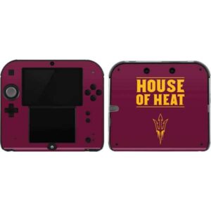 skinit decal gaming skin compatible with 2ds - officially licensed college house of heat design