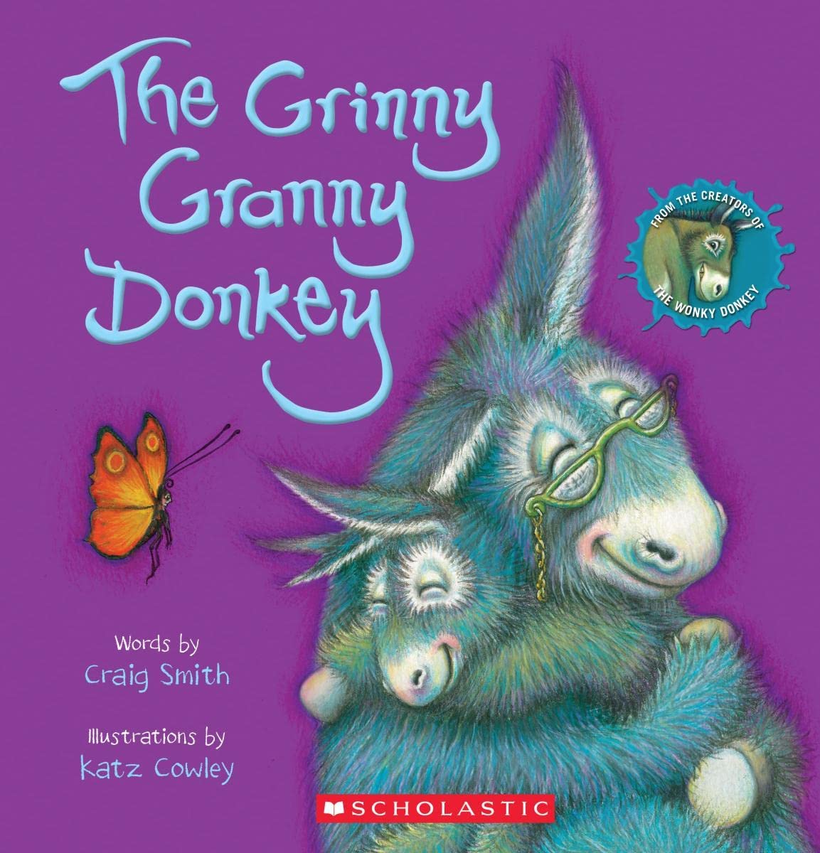 Wonky Donkey Gift Set with 3 Stories by Craig Smith and Ms. Katz Cowley (The Wonky Donkey, The Dinky Donkey, and The Grinny Granny Donkey) with Donkey Stuffed Animal Baby Plush Toy and Activity Pages