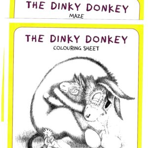 Wonky Donkey Gift Set with 3 Stories by Craig Smith and Ms. Katz Cowley (The Wonky Donkey, The Dinky Donkey, and The Grinny Granny Donkey) with Donkey Stuffed Animal Baby Plush Toy and Activity Pages