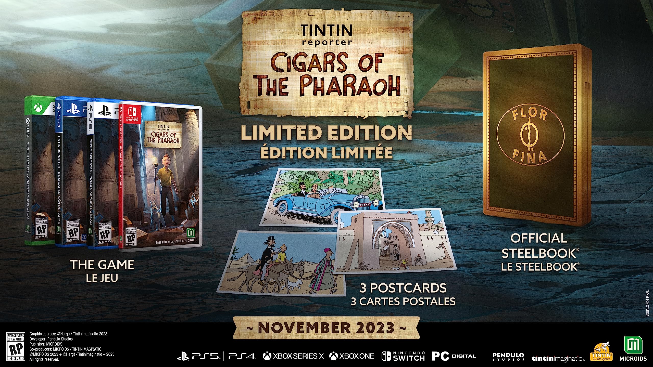 Tintin Reporter: Cigars of the Pharaoh - Limited Edition (PS4)